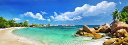 Fotobehang tropisch paradijs - Seychellen_ds